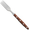 Robert Herder Windmühle Steakvork - RVS - Lengte 20.5 cm - Heft Pruimenhout