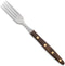 Robert Herder Windmühle Steakvork - RVS - Lengte 20.5 cm - Heft Walnotenhout