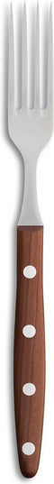 Robert Herder Windmühle Steakvork - RVS - Lengte 20.5 cm - Heft Pruimenhout