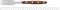 Robert Herder Windmühle Steakvork - RVS - Lengte 20.5 cm - Heft Pruimenhout