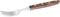 Robert Herder Windmühle Steakvork - RVS - Lengte 20.5 cm - Heft Walnotenhout