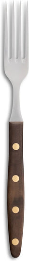 Robert Herder Windmühle Steakvork - RVS - Lengte 20.5 cm - Heft Walnotenhout