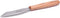 Robert Herder Yatagan Mini Groentemes - Fruitmes - RVS - Lemmet 85 mm - Heft Kersenhout