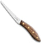 Robert HerderFileermes SeaKnives - Edwin Vinke's - Flexibel - RVS - Lemmet 130 mm - Heft Walnotenhout