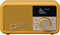 Roberts Radio Revival Petite 2, Draagbaar, Analoog & digitaal, DAB, DAB+, FM, USB Type-C, Geel, Knoppen