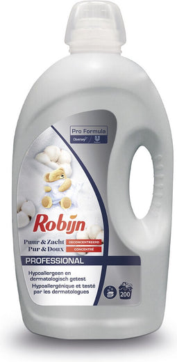 Robijn Professional Wasverzachter Puur & Zacht - 200 Wasbeurten Pro Formula 5 liter