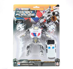 Roboforces Veranderrobot Politieauto.