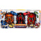 Robot Colorbaby Transform Warriors Auto 9 x 14,5 x 4,5 cm 4 Stuks