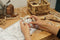Robotime Bouwpakket Rokr Platenspeler 22,6 X 26,1 X 42,9 Cm Hout