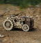 Robotime - DIY Mechanical Gears-TRACTOR - Houten Bouwpakket