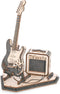 Robotime Electric Guitar TG605K - Houten 3D DIY bouwset electrische gitaar - Miniatuur - Bouwpakket - Knutselen