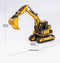 Robotime Excavator TG508K - 3D puzzel - Houten bouwpakket - Knutselen - Miniatuur