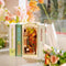 Robotime Floral Corner | Houten Book Nook DIY-miniatuurhuis | TGB09 | Knutselen | Bouwpakket | Hobby | Boekensteun | Creatief