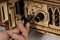 Robotime Klassieke Elektrische & Handgrammofoon LKB01D - Houten Modelbouw