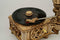 Robotime Klassieke Elektrische & Handgrammofoon LKB01D - Houten Modelbouw