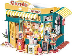 Robotime Miniatuur Huisje Rainbow Candy House DG158 - Miniatuur - Knutselen