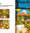 Robotime modelbouw Miniatuur bouwpakket Cathy's Flower House hout/papier/kunststof - 195mm hoog x 175mm breed x 175mm diep - met lampje