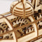 Robotime modelbouwpakket Locomotief hout 370mmx185mmx120mm - Naturel kleur