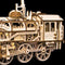 Robotime modelbouwpakket Locomotief hout 370mmx185mmx120mm - Naturel kleur
