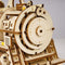 Robotime modelbouwpakket Locomotief hout 370mmx185mmx120mm - Naturel kleur