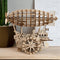 Robotime modelbouwpakket Zappelin hout - 300mm lang x 250mm hoog x 215mm breed - naturel kleur