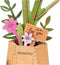 Robotime Pink Lily TW071 - Knutselen - DIY - Houten bouwpakket - Volwassenen - Bloemen - Creatief