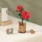 Robotime Red Camellia TW031 - Rode Camelia - Knutselen - DIY - Houten bouwpakket - Volwassenen