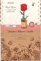 Robotime Red Rose TW042 - Rode Roos - Knutselen - DIY - Houten bouwpakket - Volwassenen - Bloemen - Creatief