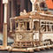Robotime Robotime Classic City Tram LK801 - 3D houten puzzel - Miniatuur - Bouwpakket - DIY - Knutselen