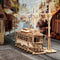 Robotime Robotime Classic City Tram LK801 - 3D houten puzzel - Miniatuur - Bouwpakket - DIY - Knutselen