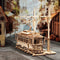 Robotime Robotime Classic City Tram LK801 - 3D houten puzzel - Miniatuur - Bouwpakket - DIY - Knutselen