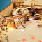 Robotime ROKR 3D Pinball EG01 - Houten Bouwpakket - Miniatuur - Flipperkast
