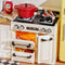 Robotime Rolife Happy Meals Kitchen - DW008 - Knutselen - DIY - Miniatuur - Hobby - Miniatuurhuisje - Creatief