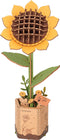 Robotime Sunflower TW011 - Zonnebloem - Knutselen - DIY - Houten bouwpakket - Volwassenen