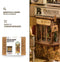 Robotime Sunshine Town | Houten Book Nook DIY-miniatuurhuis | TGB02 | Knutselen | Bouwpakket | Hobby | Boekensteun | Creatief