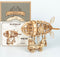 Robotime Zeppelin - 3D Houten puzzel - DIY - Bouwpakket - Beweegbaar - Mechanische puzzel