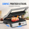 Strex Tosti Apparaat XL - Contactgrill - 2200W Temperatuurregeling - Platen 31x29 cm