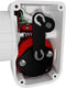 ROCA W12 witte heavy-duty 24V Ruitenwissermotor 42mm