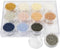 Rocailles, pastelkleuren, d 1,7 mm, afm 15/0 , gatgrootte 0,5-0,8 mm, 12x15 gr/ 1 doos