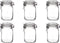 Rocco Bormioli Weckpot Fido 1 - 6 stuk(s)