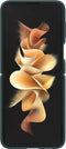 Samsung Galaxy Z Flip3 5G - Siliconen Hoesje met Ring - Groen