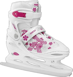 Roces - Jokey Ice 3.0 IJshockeyschaatsen - Kinderen - Wit - Roze - 34-37