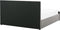 ROCHEFORT - Bed met opbergruimte - Grijs - 140 x 200 cm - Fluweel
