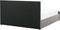 ROCHEFORT - Bed met opbergruimte - Grijs - 160 x 200 cm - Fluweel