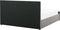ROCHEFORT - Bed met opbergruimte - Grijs - 180 x 200 cm - Fluweel