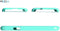 Rock Cover Colorful Turquoise Blue Samsung Galaxy SIII i9300