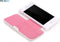 Rock Dancing Side Leather Flip Case White & Pink iPhone 5