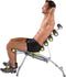 Rock Gym, 6-in-1 fitnessbank – Buikspiertrainer - Coretrainer – Buikspierbank, Halterbank, Fitnessapparaat voor thuis – Ab trainer incl. 2 weerstandsbanden