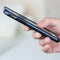 Rock Royce series Navy Blue geschikt voor iPhone 6 Plus 6s Plus hoesje case - Blauw - Zwart