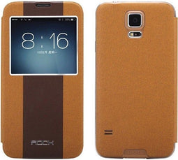 Rock Shuttle Side Flip Case Samsung Galaxy S5 Brown